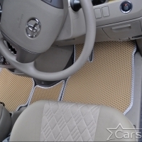 Автомобильные коврики EVA на Toyota Noah-Voxy II пр.руль (2007-2015) 2 ряд - с проходом