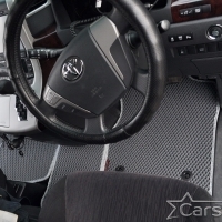 Коврики текстильные на Toyota Vellfire I пр.руль (2008-2014) 2 ряд - 2 места