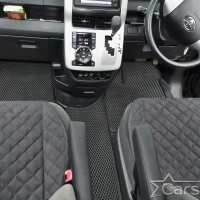 Коврики текстильные на Toyota Noah-Voxy II пр.руль (2007-2015) 2 ряд - без прохода
