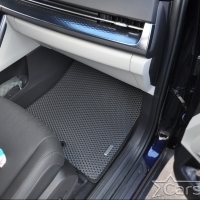 Коврики текстильные на Kia Carnival IV (8мест) Россия (2020->) 