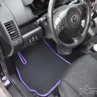 Коврики текстильные на Mazda 5 I 3 ряда (2005-2010)