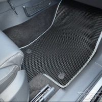 Коврики текстильные на Skoda Kodiaq I 3 ряда (2016->)