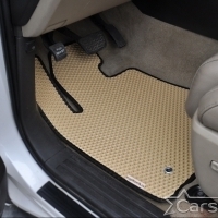 Коврики текстильные на Toyota Sequoia II 3 ряда (2008->)