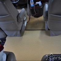 Двухслойные коврики EVA на Chevrolet Express II без консоли (2002->)