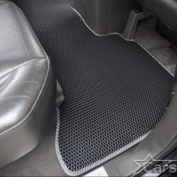 Двухслойные коврики EVA на Infiniti QX56 I 3 ряда (2004-2010)