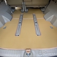 Двухслойные коврики EVA на Mitsubishi Delica D5 8мест пр.руль (2007->)