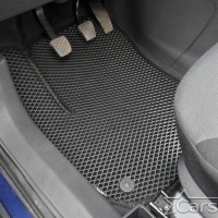 Двухслойные коврики EVA на Opel Zafira B 3 ряда (2005-2014) 
