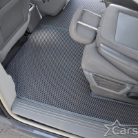 Автомобильные коврики EVA на Chrysler Town & Country V (2007->) 2 ряд: кресла 2+1 без прохода