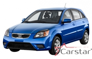 Комплект ковриков в салон Kia Rio II рестайл (2009-2011)