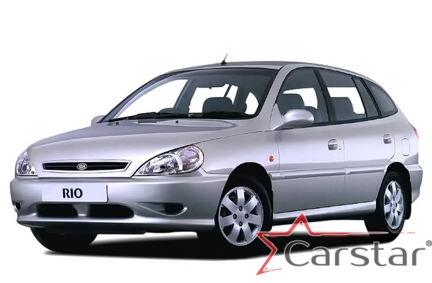 Двухслойные коврики EVA для Kia Rio I (2000-2005)
