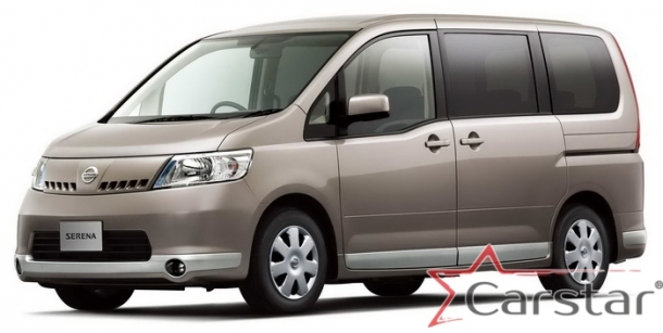 Автомобильные коврики EVA для Nissan Serena III C25 пр.руль (2005-2010)