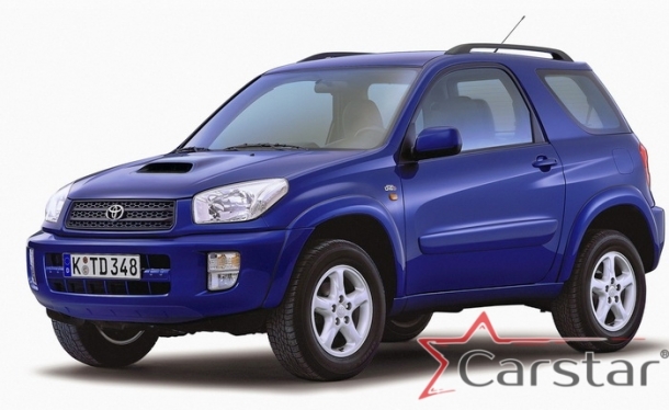Текстильные коврики для Toyota RAV 4 II 3D (2000-2005)