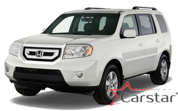 Текстильные коврики для Honda Pilot II (2008-2015)