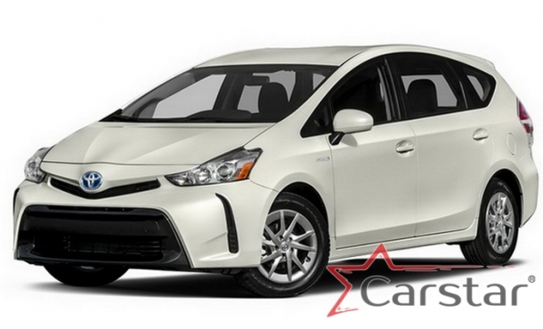 Автомобильные коврики EVA для Toyota Prius + (2011-2021) 