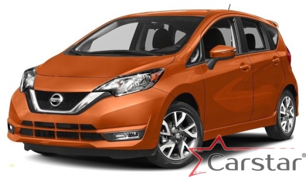 Текстильные коврики для Nissan Note II пр.руль (2012->)