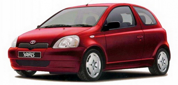 Автомобильные коврики EVA для Toyota Yaris I 3D (1999-2005) 