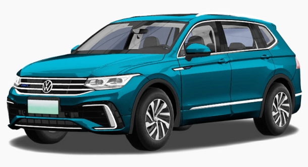 Двухслойные коврики EVA для Volkswagen Tiguan II L Китай (2017-2026) 