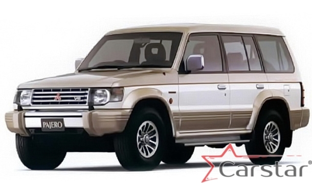 Автомобильные коврики EVA 3D для Mitsubishi Pajero II 5D (1990-2000) 
