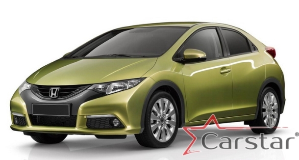 Автомобильные коврики EVA 3D для Honda Civic_IX хэтч (2011-2015)