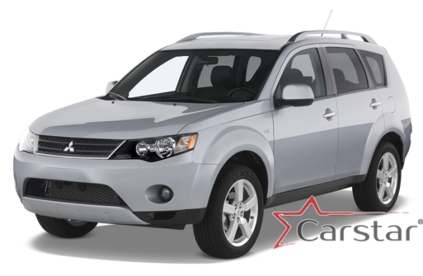 Автомобильные коврики EVA 3D для Mitsubishi Outlander II пр.руль (2005-2012)