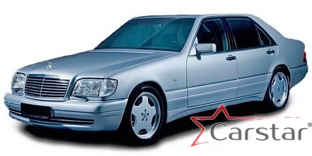 Автомобильные коврики EVA 3D для Mercedes-Benz S-klasse III W140 Long (1991-1998) 